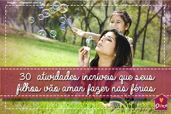 o que fazer nas férias