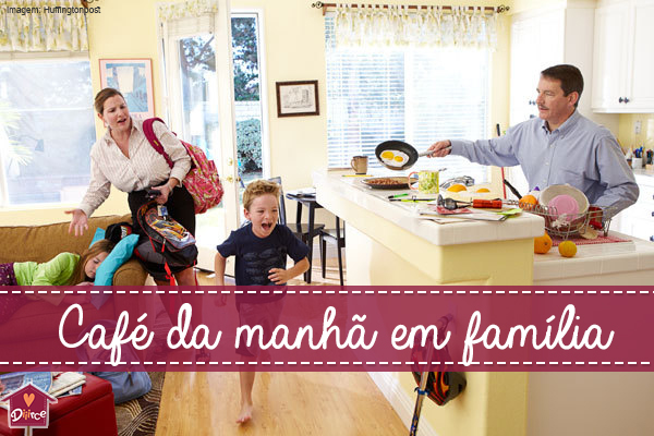 café da manhã em familia