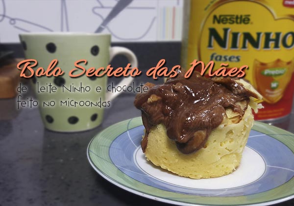 Bolo de leite ninho de microondas secreto das mães