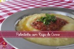 Receita de papinha: Polentinha com ragu de carne